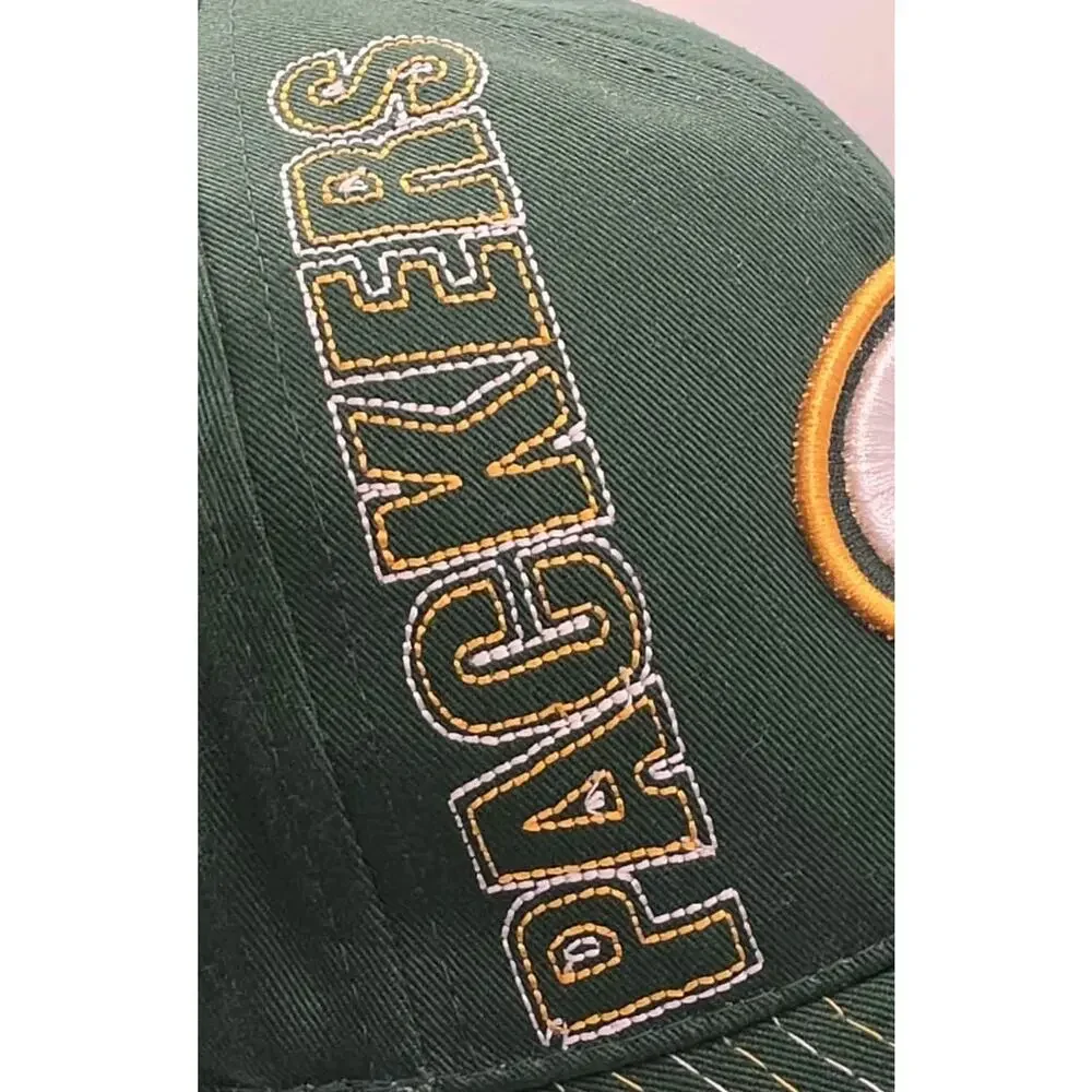 Green‎ Bay Packers Reebok Team Apparel Strapback Cap NFL Green Football Hat